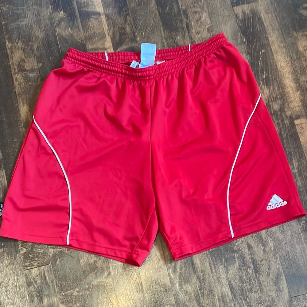 Adidas Men's Vibrant Red Sports Shorts